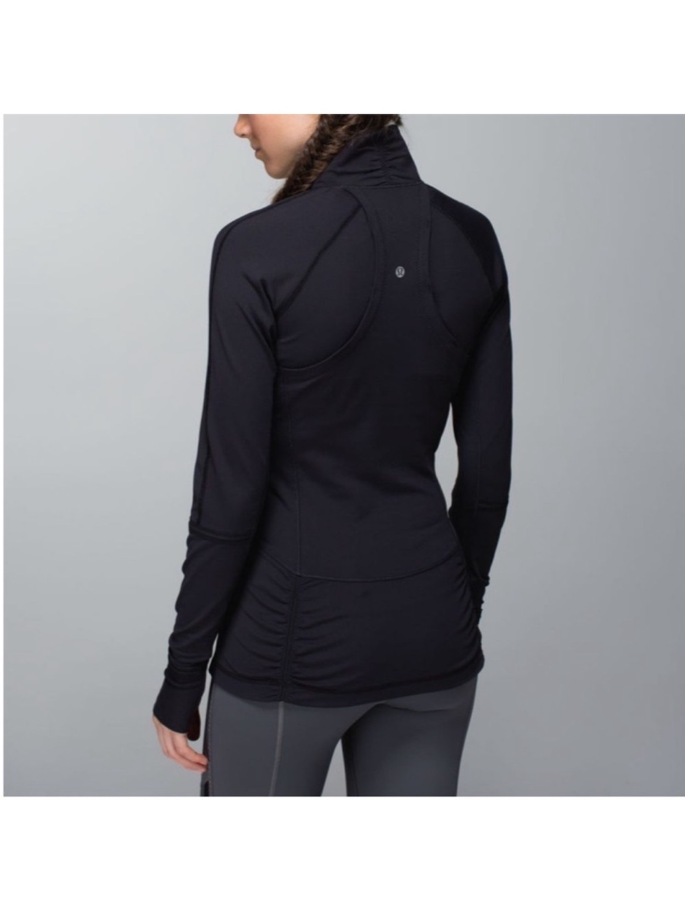 lululemon athletica Black Long-Sleeve Athletic Top